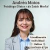 Andrea Matos, Psicóloga CRP 0525109, atende Acompanhamento Terapêutico e Adolescência para Adolescentes, Jovens, Adultos, Famílias, Mulheres, Homens, LGBTQIA+ — Online