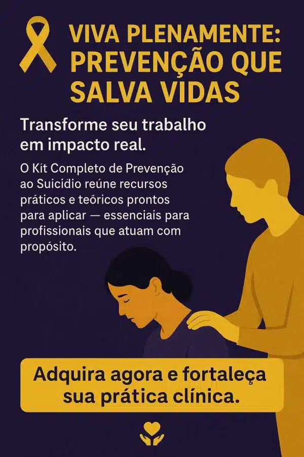 Viva Plenamente – Kit completo de prevenção ao suicídio para psicólogos e terapeutas